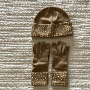 Michael Kors Winter Hat and Glove Set